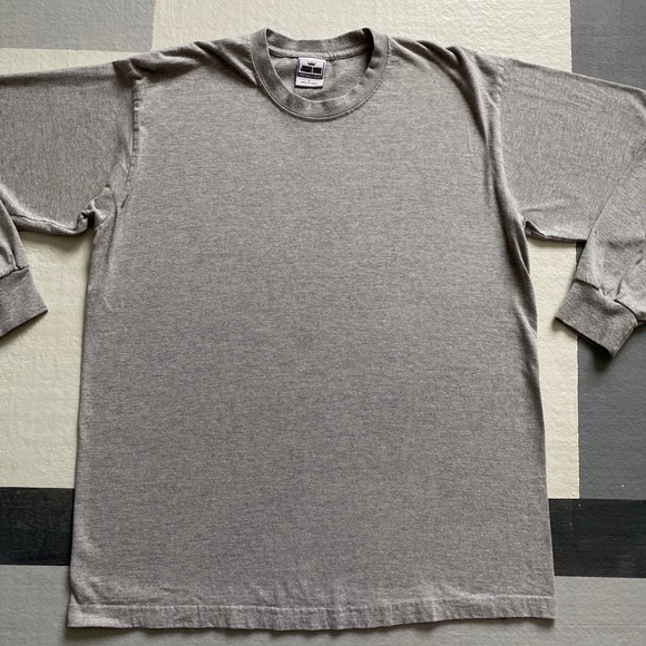 Men’s Gray Long Sleeve John Son Super Heavyweight - Picture 1 of 4